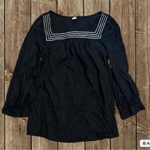 Old navy black xs 3/4 sleeve blouse